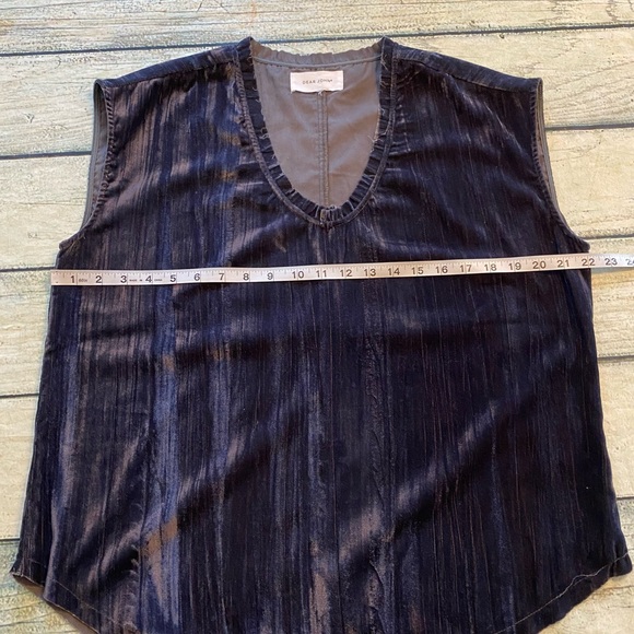 Dear John YANIS VELVETY TOP WINTER GREY. L - Picture 6 of 8